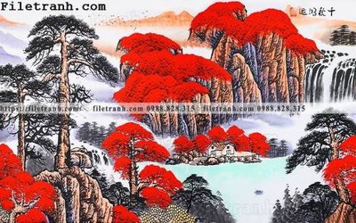 Tải file thuy mac trung quoc mau do 149 (ảnh gốc) độ phân giải 300dpi