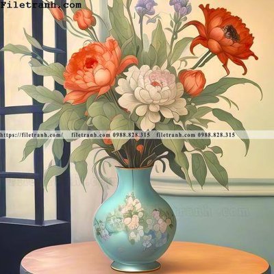 File gốc tinh vat hoa My 135 (in lụa) cao cấp