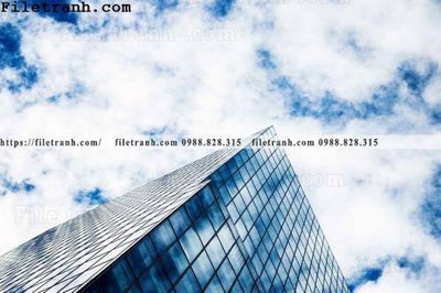 Ảnh gốc toa nha hinh hoc ngang 211 (độ nét cao) in tráng gương