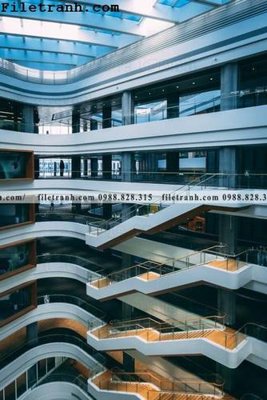 Download file gốc toa nha hinh hoc thang dung 154 (in lụa) tranh 3D