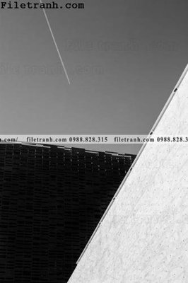 File tranh toa nha hinh hoc thang dung 206 (bản gốc) trang trí văn phòng