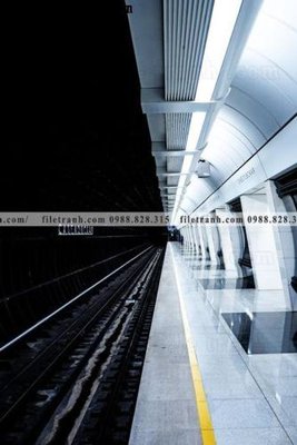 File in mica toa nha hinh hoc thang dung 230 (bản gốc) làm vách ngăn