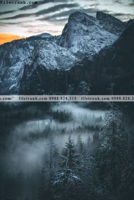 File tranh ảnh gốc tran don 1 tam phong canh 151 dùng cho in khổ lớn