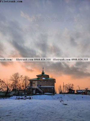 File tranh trang trí tran don 1 tam phong canh 232 (file gốc)