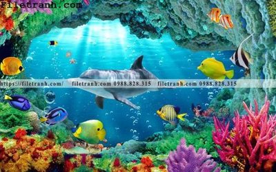 Tải về file tranh gốc tranh 3D the gioi duoi nuoc dai duong 154 (để in quảng cáo)