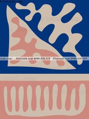 File gốc tranh Klein Phap xanh 514 (ảnh chi tiết) để in lụa