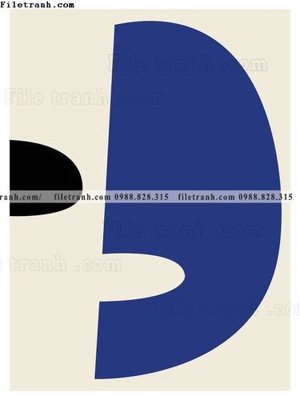 File PSD tranh Klein Phap xanh 533 (chất lượng in ấn)