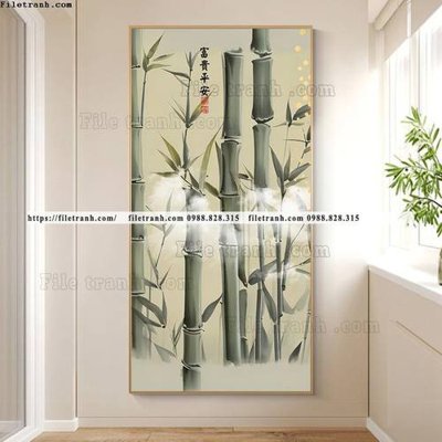 File tranh tranh bambo cay truc kieu moi 522 (gốc) chủ đề trẻ em