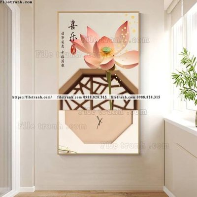 Tải file tranh binh hoa qua man trung quoc 501 (gốc) để in ấn ngay