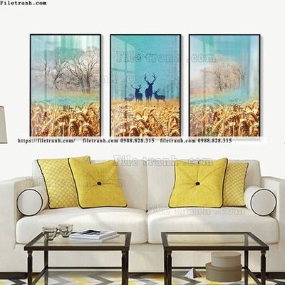 File gốc tranh bo 3 tam pha le guong 638 (thiết kế) cho in ấn