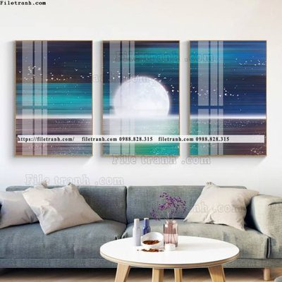 File gốc tranh bo 3 tam pha le guong 644 (in 3D) nghệ thuật