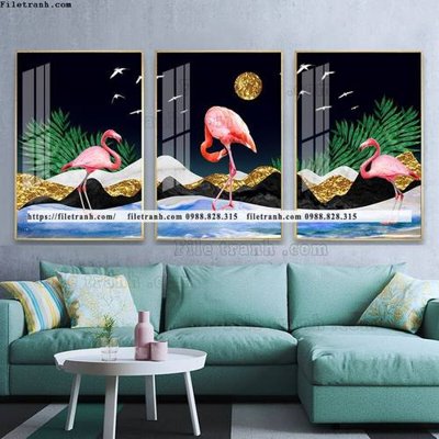 File PSD tranh bo 3 tam pha le guong 707 (bản gốc) đã tách nền