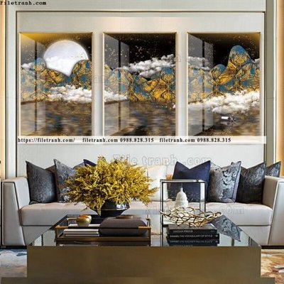 Tải file tranh bo 3 tam pha le guong 742 (gốc) in nhanh