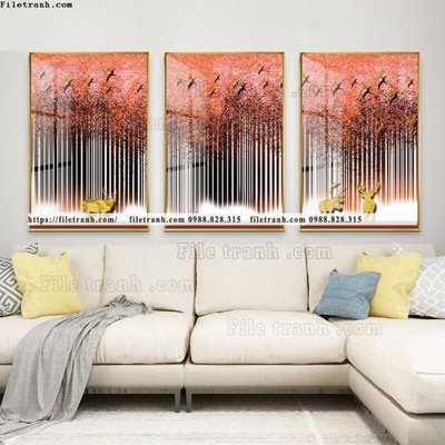 Chi tiết file tranh tráng gương tranh bo 3 tam pha le guong 750 (ảnh gốc)