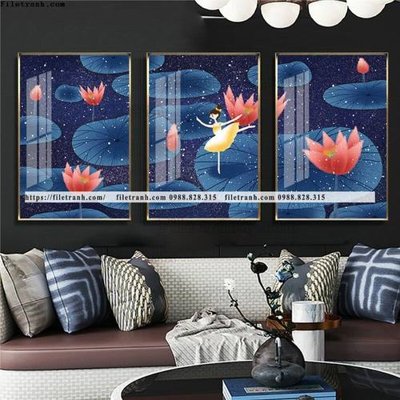 Tải về hình ảnh gốc tranh bo 3 tam pha le guong 854 sắc nét