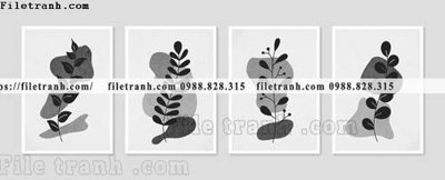 File PSD tranh bo toi gian hien dai in canvas khach san 125 (bản gốc) đã tách nền