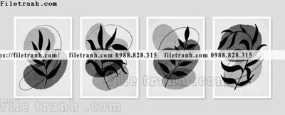 File in lụa tranh bo toi gian hien dai in canvas khach san 136 (hoa văn) tranh bo toi gian hien dai in canvas khach san 136