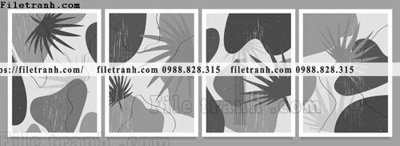 Ảnh gốc tranh bo toi gian hien dai in canvas khach san 156 (siêu chi tiết) để in ấn