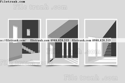 Cung cấp file tranh gốc tranh bo toi gian hien dai in canvas khach san 164 độc quyền