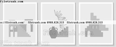 File gốc in ấn tranh bo toi gian hien dai in canvas khach san 197 chuẩn màu CMYK