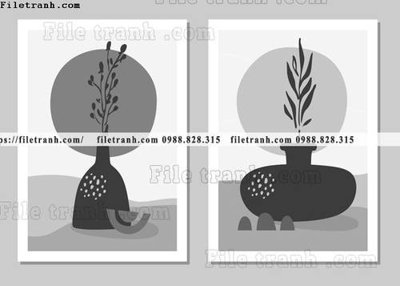 File tranh PSD tranh bo toi gian hien dai in canvas khach san 209 chất lượng cao