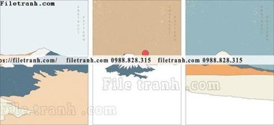 File ảnh tranh bo truu tuong trung quoc 1501 (gốc) cho trang trí nội thất