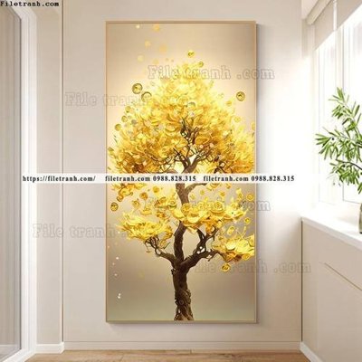 File gốc tranh cay man tai loc loi vao 501 (AI/EPS) cho in ấn