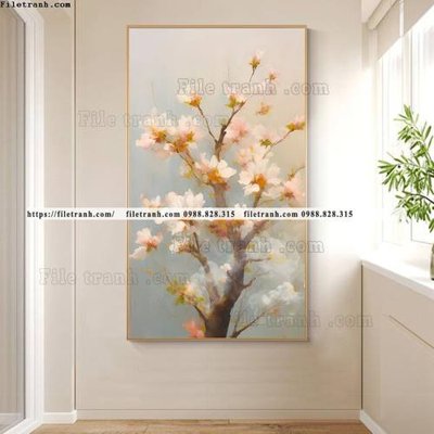 File tranh tranh cay man tai loc loi vao 509 (bản gốc) in lụa 5D
