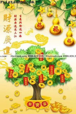 Chi tiết file tranh tráng gương tranh cay tien hoa mai tai loc 105 (ảnh gốc)