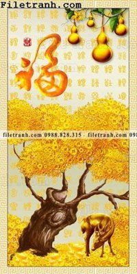 File PSD tranh cay tien hoa mai tai loc 162 (bản gốc) chất lượng nhất