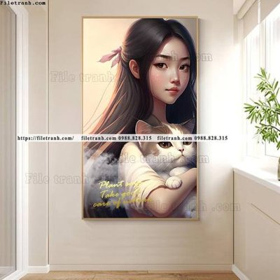 Chi tiết file gốc tranh chan dung co gai truu tuong 501 (cho in tráng gương)