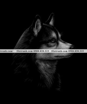 Tải file gốc tranh chan dung dong vat den trang 1520 (in tráng gương) 5DFile gốc tranh chan dung dong vat den trang 1520 (in ấn) phiên bản premium