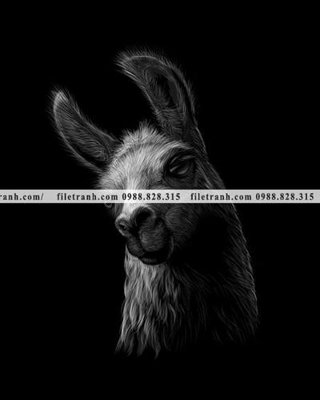 File ảnh tranh chan dung dong vat den trang 1533 (gốc) in quảng cáo ngoài trời