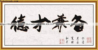 File gốc tranh chu trung quoc 552 (in 3D) nghệ thuật