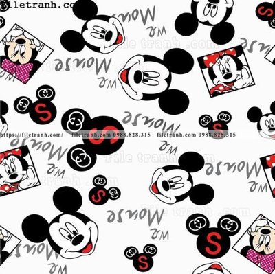 Tải file tranh chuot mickey 110 (PSD) cho in tranh 3D
