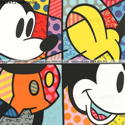 Mua file tranh gốc tranh chuot mickey 112 tại Filetranh.com