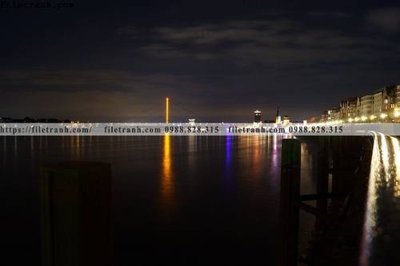 File tranh gốc PSD tranh chup anh thanh pho dang ngang 303 còn nguyên layer