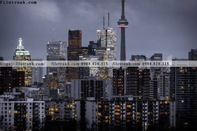 File in lụa tranh chup anh thanh pho dang ngang 350 (tân cổ điển) tranh chup anh thanh pho dang ngang 350