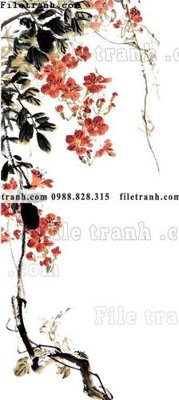 File gốc tranh co ve trung quoc 532 (vector) cho in ấn
