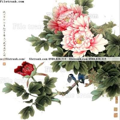 Download file tranh co ve trung quoc 608 (gốc) in mica ốp bếp