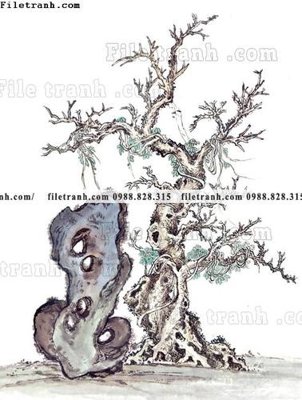 Download file tranh co ve trung quoc 630 (gốc) in mica đèn LED