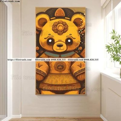 Tải file tranh con vat hoat hinh loi vao 507 (PSD) cho in tranh kính