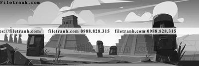 File gốc in mica tranh da tuong hoat hinh minh hoa 212 chất lượng