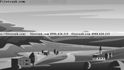 File PSD tranh da tuong hoat hinh minh hoa 225 (gốc) tách lớp chi tiết