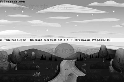 File PSD tranh da tuong hoat hinh minh hoa 228 (bản gốc) cho nhà in