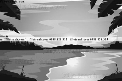 File PSD tranh da tuong hoat hinh minh hoa 258 (gốc) tách lớp chi tiết