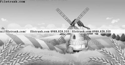 File in ấn tranh da tuong hoat hinh minh hoa 295 (bản gốc) cao cấp