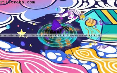 Download file tranh tranh dan hoat hinh phong tre em ve tay 204 (file gốc PSD)