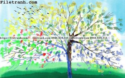 File in lụa tranh dan hoat hinh phong tre em ve tay 223 (chất lượng cao) tranh dan hoat hinh phong tre em ve tay 223