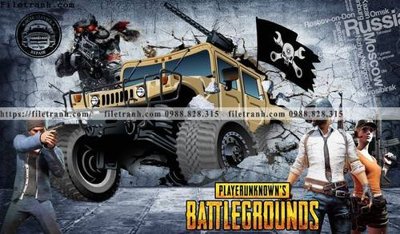 File ảnh tranh dan tuong xe may o to co dien 240 (gốc) in decal dán tường